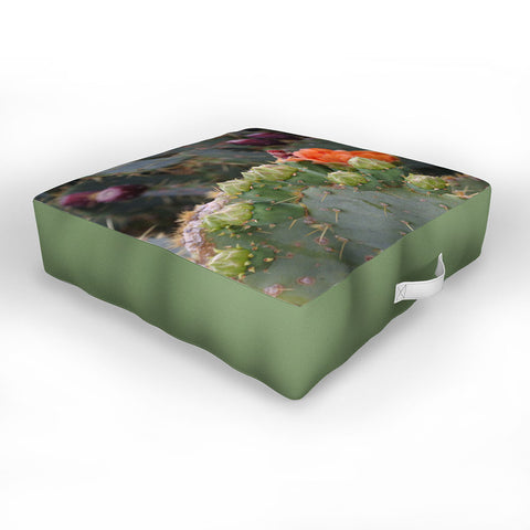 Lisa Argyropoulos Budding Prickly Pear Outdoor Floor Cushion