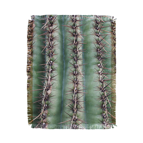 Lisa Argyropoulos Cactus Abstractus Throw Blanket