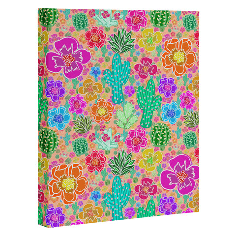 Lisa Argyropoulos Cactus Party Peachy Art Canvas