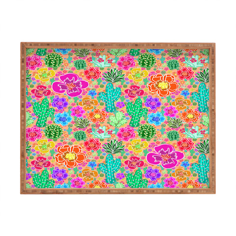 Lisa Argyropoulos Cactus Party Peachy Rectangular Tray