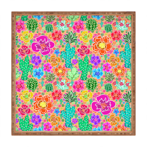 Lisa Argyropoulos Cactus Party Peachy Square Tray