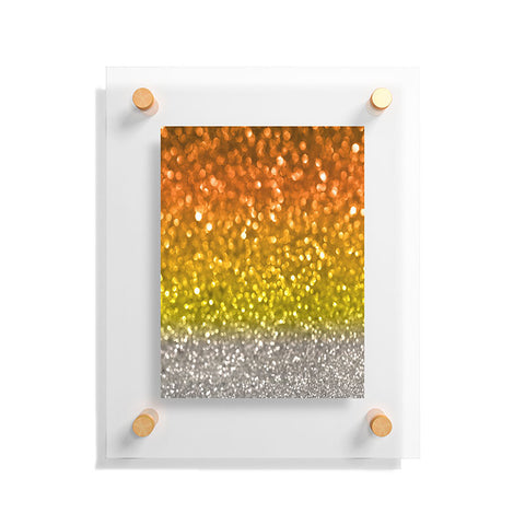 Lisa Argyropoulos Candy Corn Bokeh Floating Acrylic Print