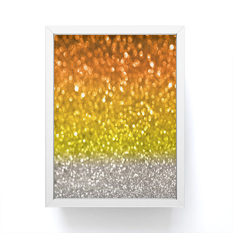Lisa Argyropoulos Candy Corn Bokeh Framed Mini Art Print