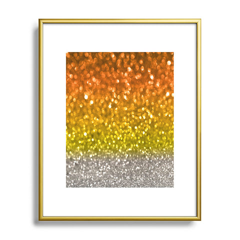 Lisa Argyropoulos Candy Corn Bokeh Metal Framed Art Print