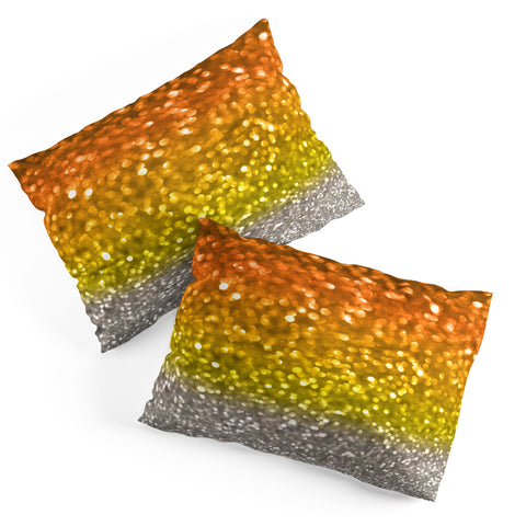 Lisa Argyropoulos Candy Corn Bokeh Pillow Shams