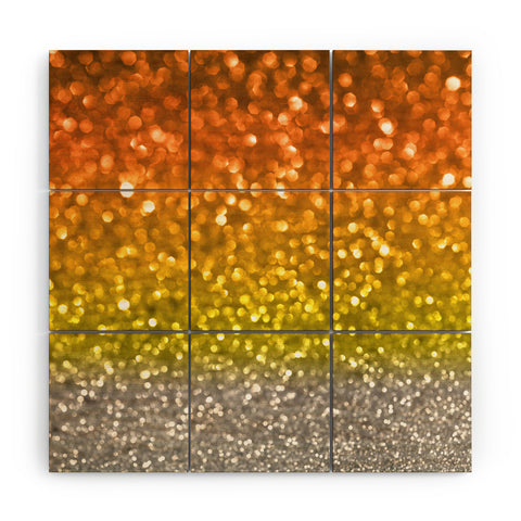 Lisa Argyropoulos Candy Corn Bokeh Wood Wall Mural