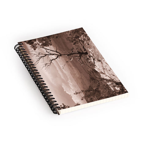 Lisa Argyropoulos Canyon Ghost Warm Sepia Spiral Notebook