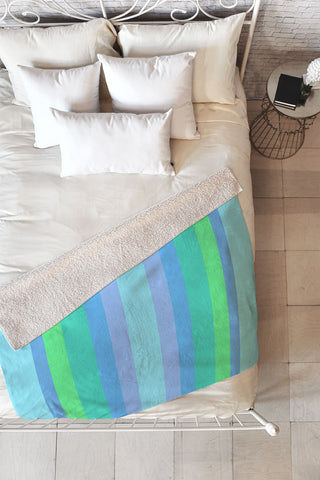 Lisa Argyropoulos Caribbean Cool Fleece Throw Blanket