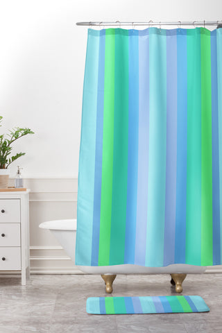 Lisa Argyropoulos Caribbean Cool Shower Curtain And Mat