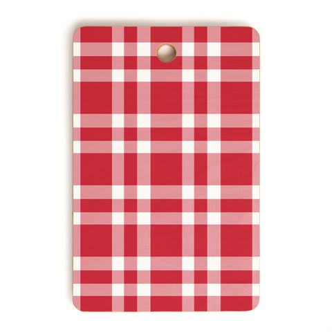 Lisa Argyropoulos Cheery Checks Cutting Board Rectangle