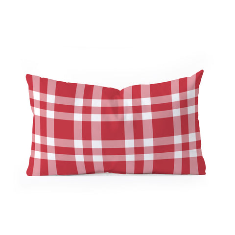 Lisa Argyropoulos Cheery Checks Oblong Throw Pillow