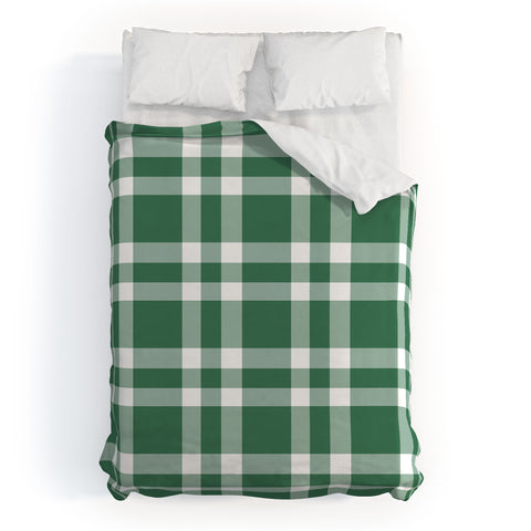 Lisa Argyropoulos Cheery Checks Pine Duvet Cover