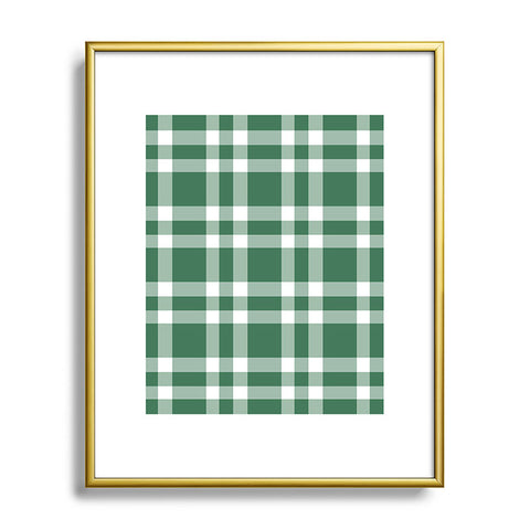Lisa Argyropoulos Cheery Checks Pine Metal Framed Art Print