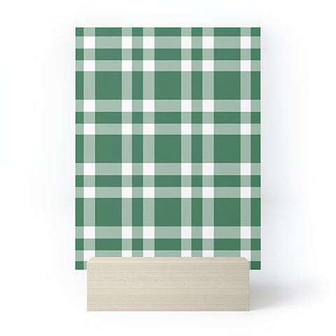 Lisa Argyropoulos Cheery Checks Pine Mini Art Print