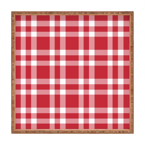 Lisa Argyropoulos Cheery Checks Square Tray