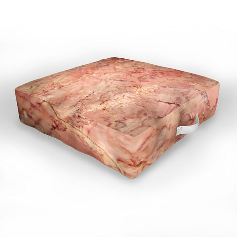 Lisa Argyropoulos Cherry Blush Marble Outdoor Floor Cushion
