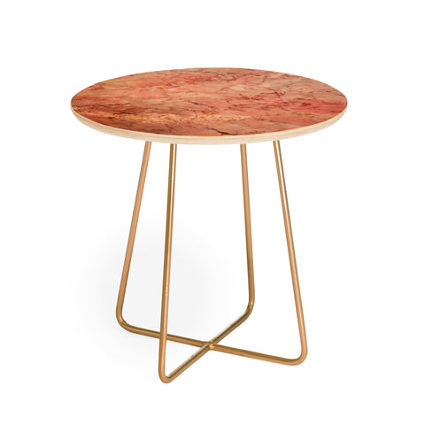 Lisa Argyropoulos Cherry Blush Marble Round Side Table