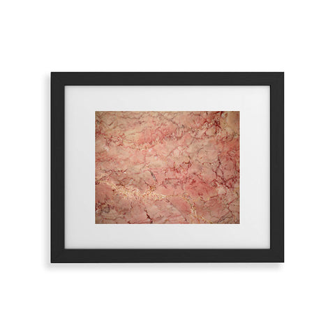 Lisa Argyropoulos Cherry Blush Marble Framed Art Print