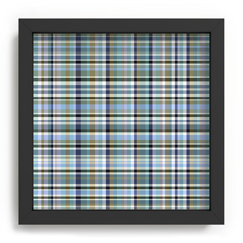 Lisa Argyropoulos Coastal Plaid IV Recessed Framing Square