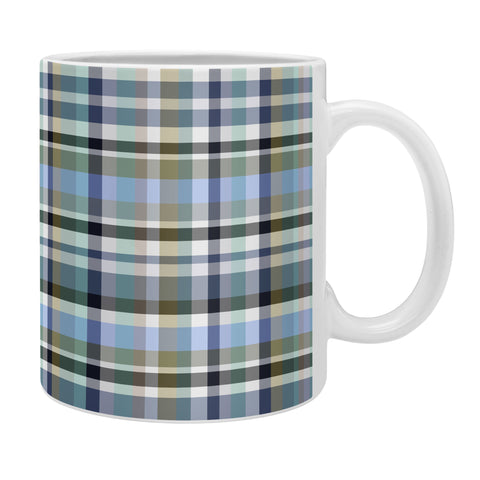 Lisa Argyropoulos Coastal Plaid IV Coffee Mug