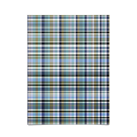 Lisa Argyropoulos Coastal Plaid IV Poster