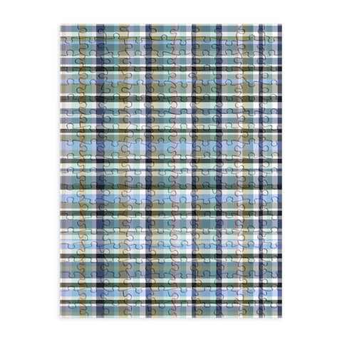 Lisa Argyropoulos Coastal Plaid IV Puzzle