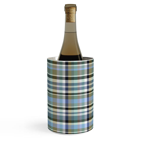 Lisa Argyropoulos Coastal Plaid IV Wine Chiller