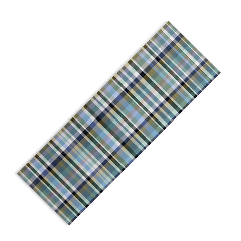 Lisa Argyropoulos Coastal Plaid IV Yoga Mat