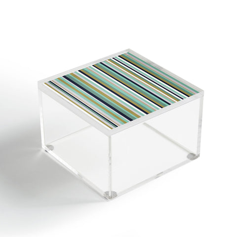 Lisa Argyropoulos Coastal Stripe III Acrylic Box
