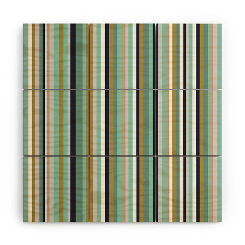 Lisa Argyropoulos Coastal Stripe III Wood Wall Mural