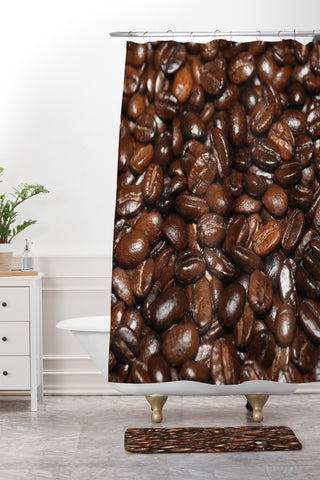 Lisa Argyropoulos Coffee Shower Curtain And Mat