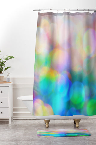 Lisa Argyropoulos Color Me Happy Shower Curtain And Mat