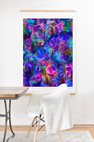 Lisa Argyropoulos Colour Aquatica Berry Blue Art Print And Hanger