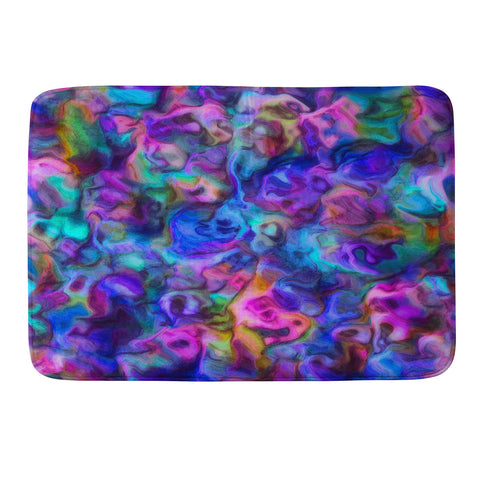 Lisa Argyropoulos Colour Aquatica Berry Blue Memory Foam Bath Mat