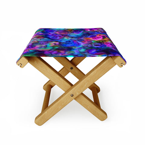 Lisa Argyropoulos Colour Aquatica Berry Blue Folding Stool