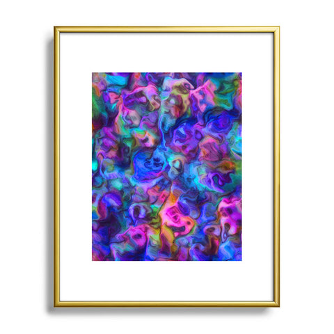 Lisa Argyropoulos Colour Aquatica Berry Blue Metal Framed Art Print