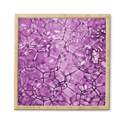 Lisa Argyropoulos Connections In Purple Framed Wall Art