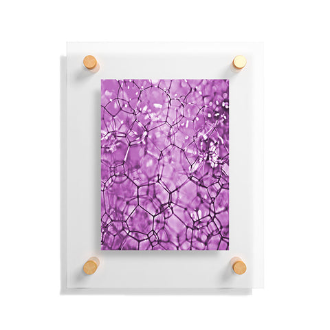 Lisa Argyropoulos Connections In Purple Floating Acrylic Print