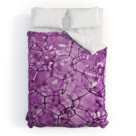 Lisa Argyropoulos Connections In Purple Comforter