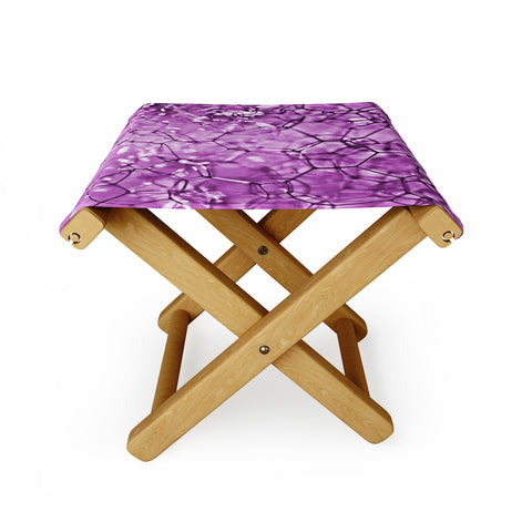 Lisa Argyropoulos Connections In Purple Folding Stool