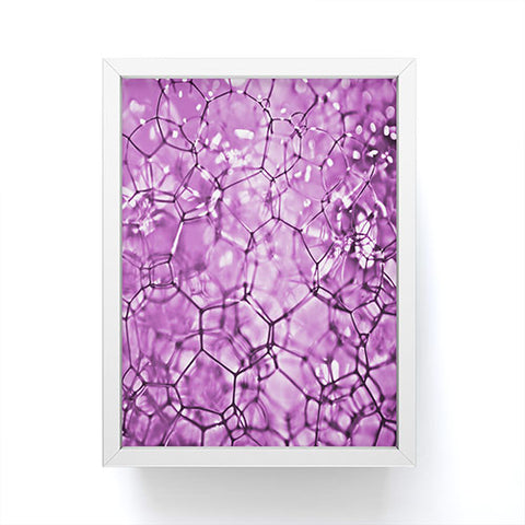 Lisa Argyropoulos Connections In Purple Framed Mini Art Print