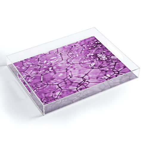Lisa Argyropoulos Connections In Purple Acrylic Tray