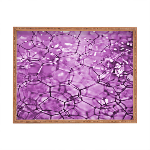 Lisa Argyropoulos Connections In Purple Rectangular Tray