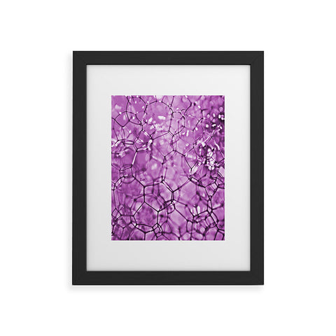 Lisa Argyropoulos Connections In Purple Framed Art Print