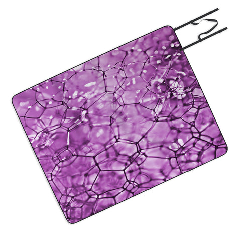 Lisa Argyropoulos Connections In Purple Picnic Blanket