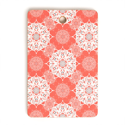 Lisa Argyropoulos Coraled Mandalas Cutting Board Rectangle