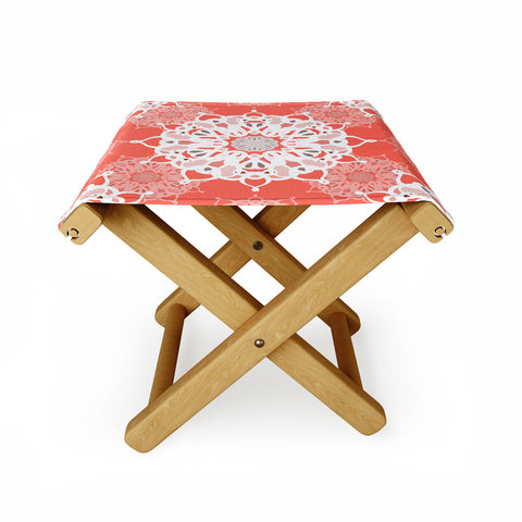 Lisa Argyropoulos Coraled Mandalas Folding Stool