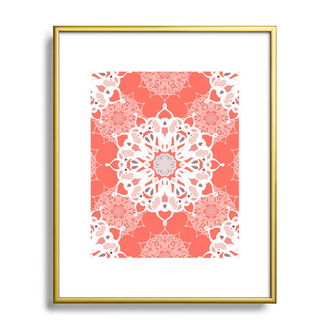 Lisa Argyropoulos Coraled Mandalas Metal Framed Art Print