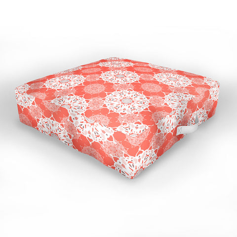 Lisa Argyropoulos Coraled Mandalas Outdoor Floor Cushion