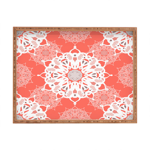 Lisa Argyropoulos Coraled Mandalas Rectangular Tray